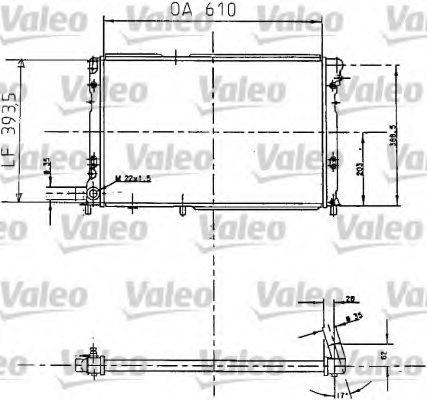 VALEO 810987 Radiator, engine cooling